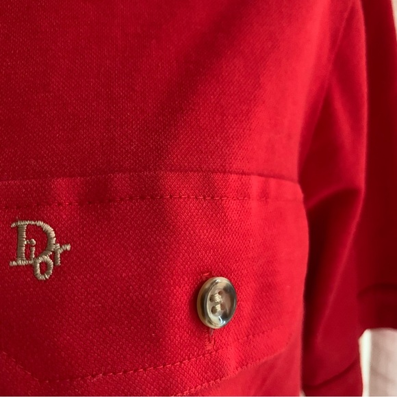 Vintage Christian Dior Red Blouse - Picture 4 of 7